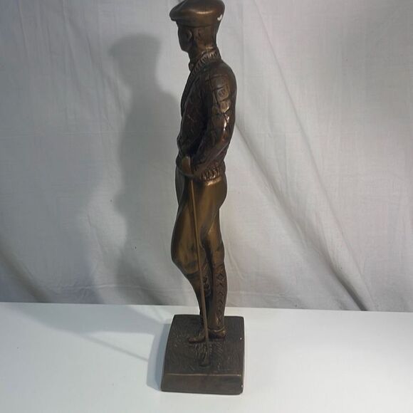 Bronze Golf Statue from era‎ of Bobby Jones Walter Hagen - Picture 5 of 6